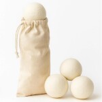 Fionze 3’lü %100 Doğal Yün Çamaşır Kurutma Topu & Breeze 10 ml Esansiyel Uçucu Yağ