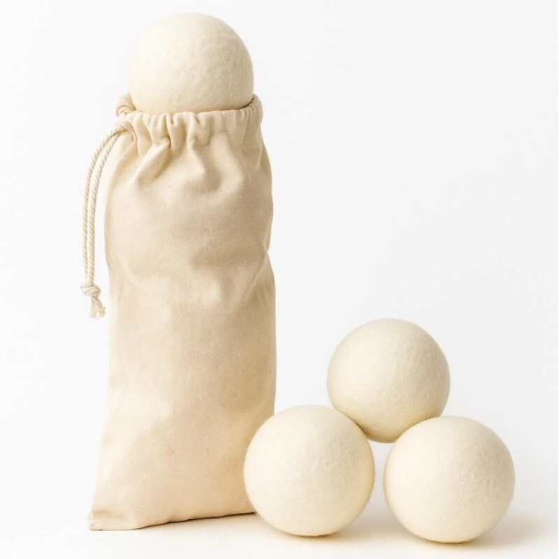 Fionze 3’lü %100 Doğal Yün Çamaşır Kurutma Topu & Breeze 10 ml Esansiyel Uçucu Yağ